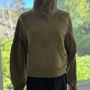 Lululemon Scuba Hoodie Funnel Neck Half Zip